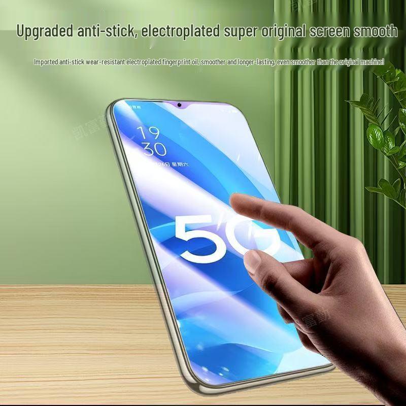 Защитное стекло для экрана OPPO A55/A56s, без белых краев, защита от синего света, полное покрытие