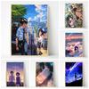 Modern Nordic Anime Your Name Canvas Painting Watercolor Posters Prints Wall Art Modular Picture for Living Room Decor Cuadros