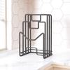 Space Saving Cutting Board Holder Iron Art Chopping Board Organizer Pot Lid Rack Shelf  Plates
