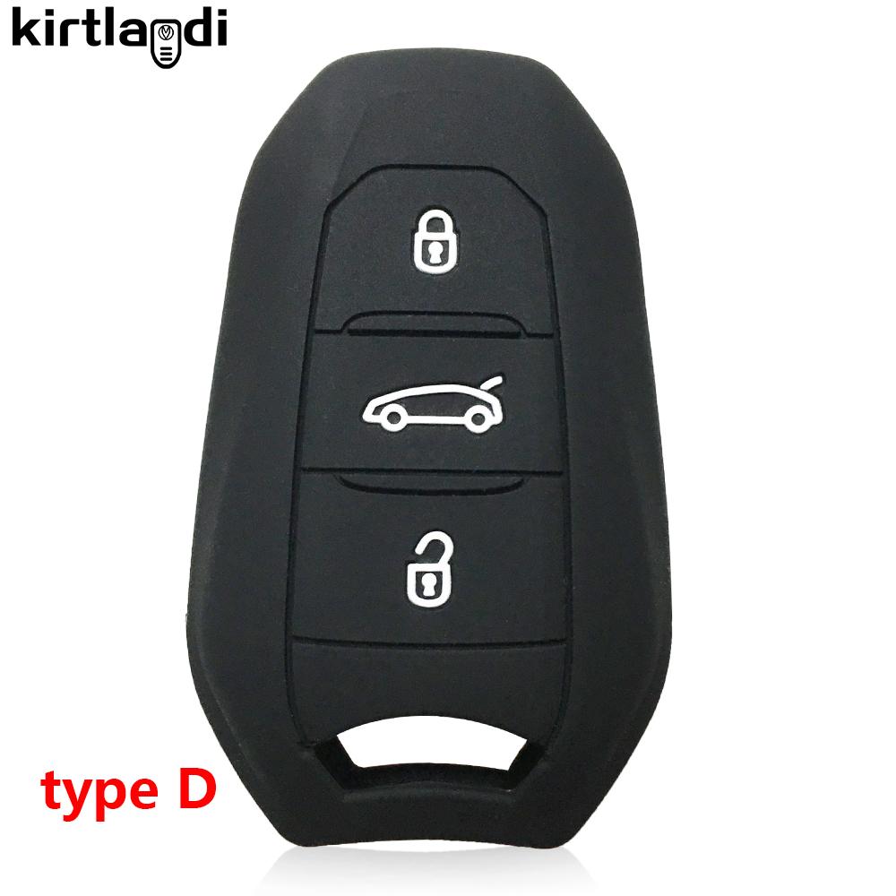 Для Fiat Scudo для Opel Combo для Peugeot Rifter 2020 207 208 307 308 407 408 5008 308SW 2008 для Citroen C4 Чехол-кожура для ключа