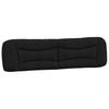LED Bed Frame without Mattress  Hvar  Black 200x200 cm Fabric