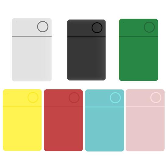 GPS трекер Картхолдер Поиск кошелька Беспроводная зарядка IP67 Водонепроницаемое устройство против потери для багажа, паспортов, кошелька