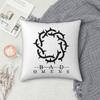 Подушка с логотипом группы Bad Omens, квадратная наволочка, чехол для подушки, декоративная подушка для дома, дивана, гостиной