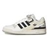 adidas Originals Forum Low Каллиграфия Удобные Низкие Кеды для Скейтбординга Унисекс Кроссовки Черный Белый IG2998