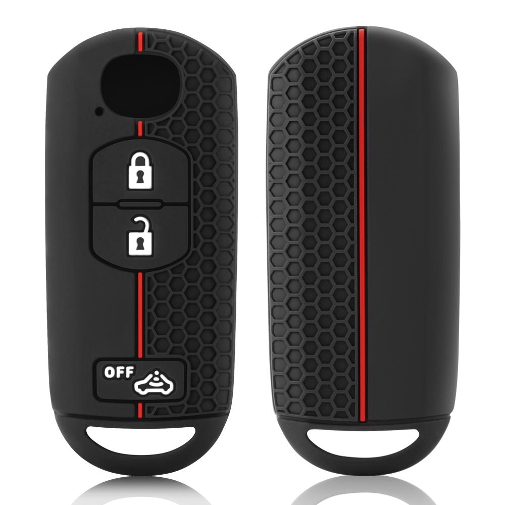 Силиконовый чехол для ключа-брелока для Mazda CX-3 CX5 CX-5 M2 M3 M5 M6 GT 2015 2016 2017 2018 чехол для бесключевого дистанционного ключа с 3 кнопками