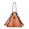 Personality Triangle Bag 2025 New Mori Soft Girl Candy Color Foreign Style Portable Messenger Shoulder Bag Pu