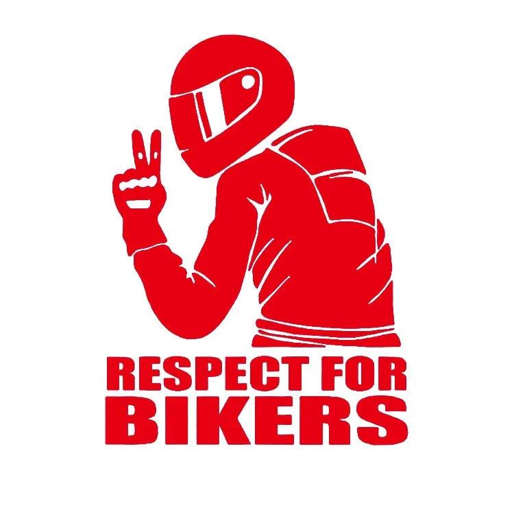 1Pc Respect Biker Sticker For On Car Motorcycle Vinyl 3D Decals Motorcycle Vinyl 3D Decals And Decals Premium Durable
