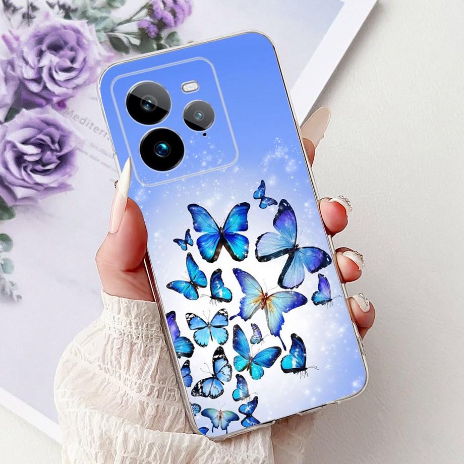 Soft Liquid Silicone Back Cover For Realme GT7 Pro RMX5011 Phone Case Marble Gothic Style Cartoon Bumper Shell Realme GT 7 Pro