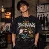 Летняя Горячая Распродажа BIGBANG 2026 Мировой Тур Двусторонняя Футболка 20-летие Crown Даты Тура Принт Оверсайз Футболка с Коротким Рукавом Повседневная Одежда