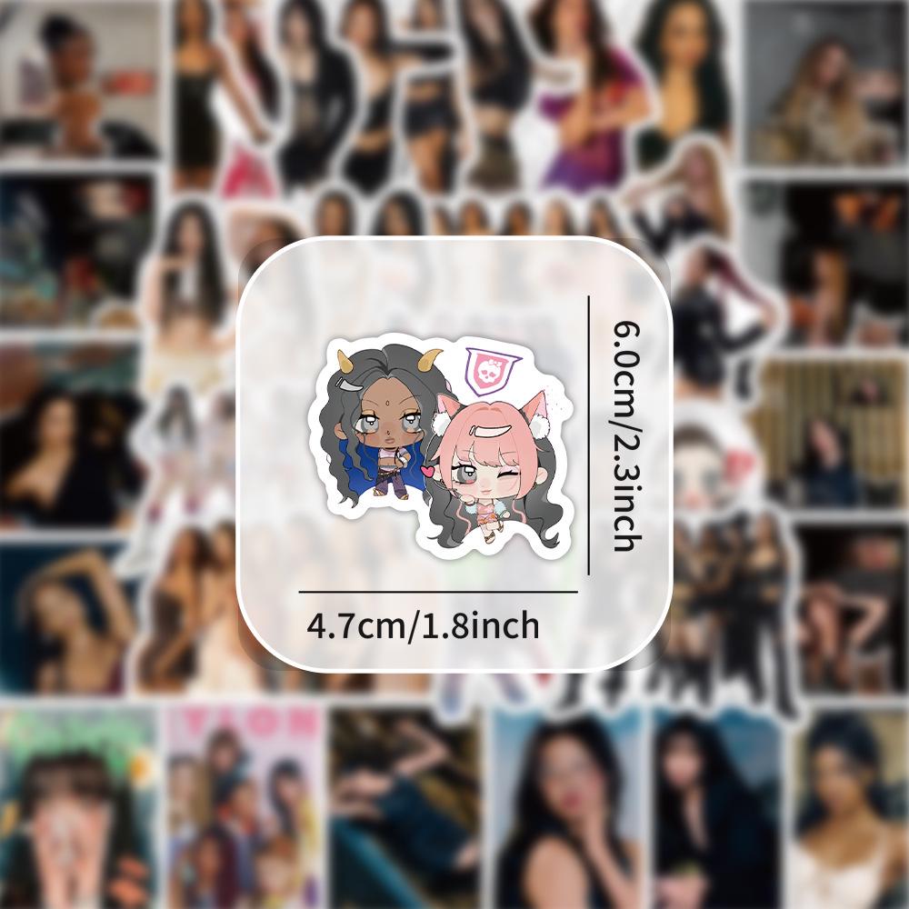 Наклейки K-Pop группы KATSEYE - 78 шт. для DIY, дневников и декора