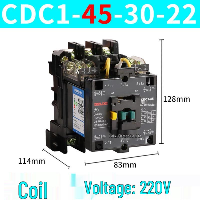 Контактор переменного тока Delixi серии NC3 CJX8 CDC1 (380В/220В)