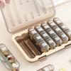 Large Capacity Pill Dispenser Seven Day Pill Classification Box Weekly Pill Box  Pill Storage