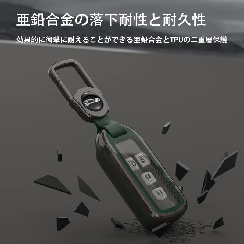 [MDee] Чехол для смарт-ключа NBOX, Чехол для ключа в сборе Honda, Металлический + ТПУ чехол для ключа,