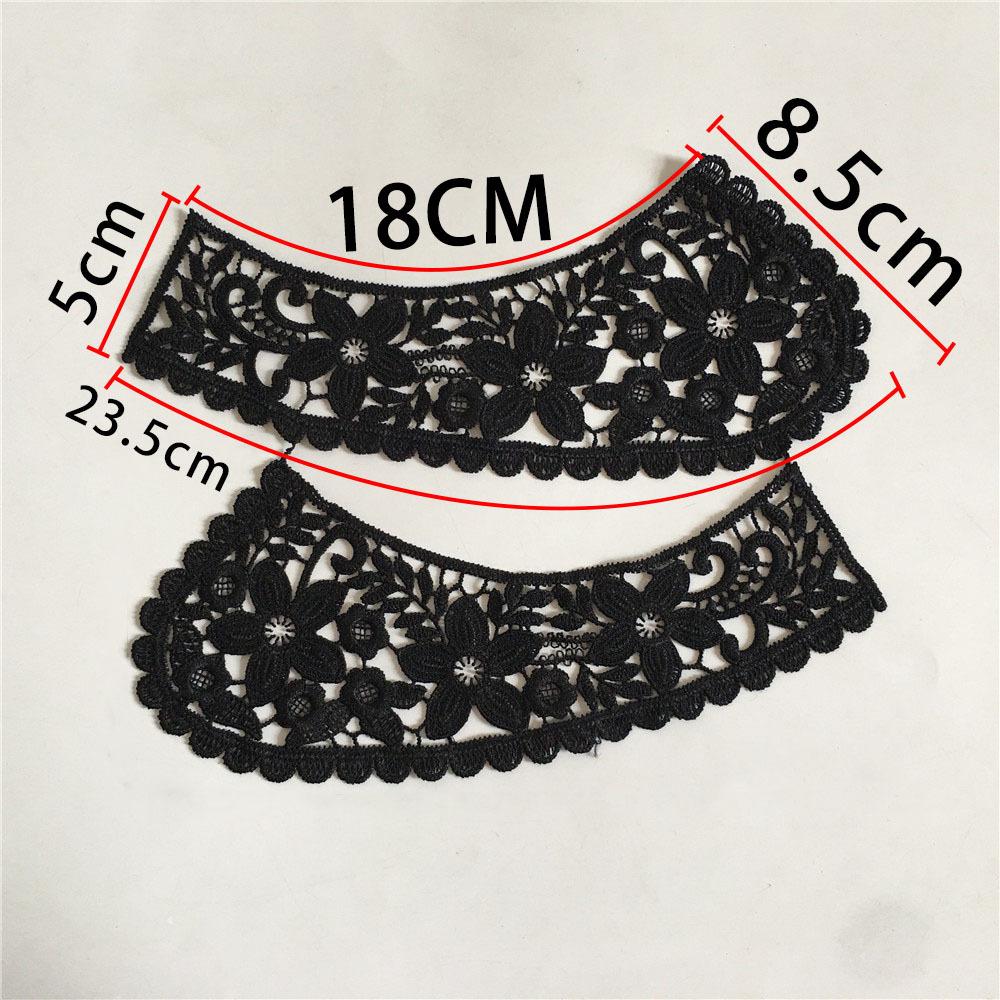 Clothing Accessories Milk Silk Hollow Lace Embroidery Diy Collar Sewing Lace Clothes Neckline Accessories Decoration