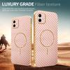 For Samsung Galaxy A05 4G Phone Case Carbon Fiber Textured Electroplated TPU Back Cover