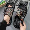 Модные летние шлепанцы Мужская обувь Повседневные пляжные сандалии Уличные шлепанцы Комфорт при ходьбе Роскошный дизайнерский Легкий Модный Домашние тапочки