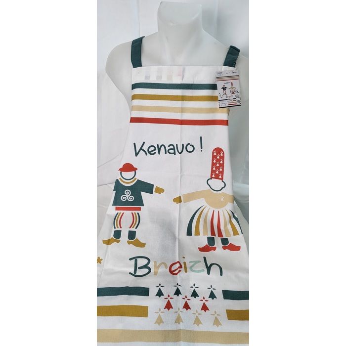 Tablier 72 x 85 cm Kenavo breizh bretagne
