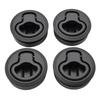 4pcs/set Round Non-locking Handle Boat Latch Pull Handle for RV Boat Marine Deck Hatch Locker