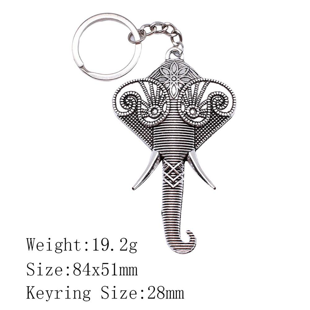 Wedding Anniversary Men Keychain Elephant Key Ring Women's Clothing Chains For Boys