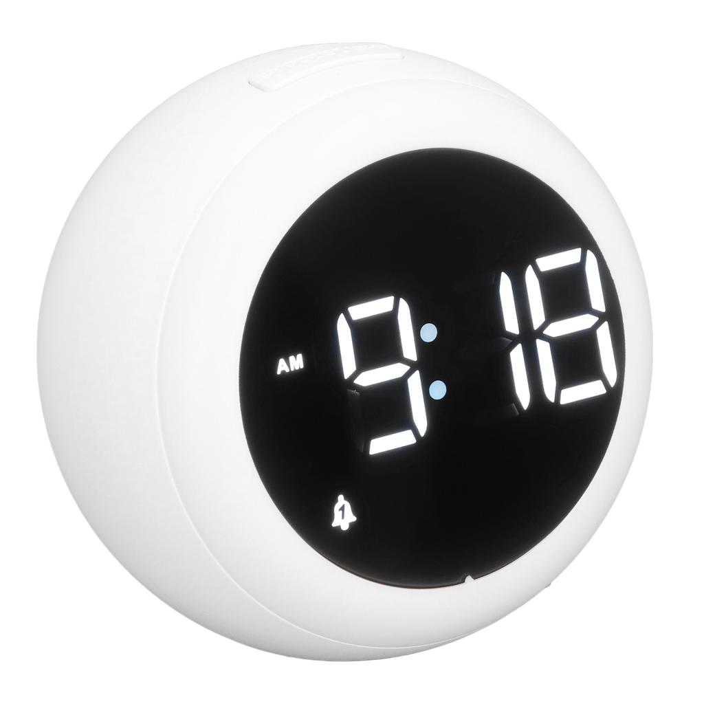 Будильник для обучения сну с голосовым управлением, светодиодный, меняющий цвет, успокаивающий ребенка, часы-машина с функцией ночного сна