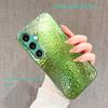 Стильный и легкий стеклянный чехол с узором для Samsung Galaxy S26 S25 S24 S23 S22 FE Ultra Plus Встроенное стекло зеленый Изысканный