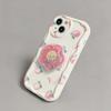 Корейский держатель с цветочным рисунком 3D Волна Чехол для Realme 15 5G 15 14 13 12 Pro 11 Plus C71 C75 C53 C55 Note 60 C61 GT6 Чехол Funda S