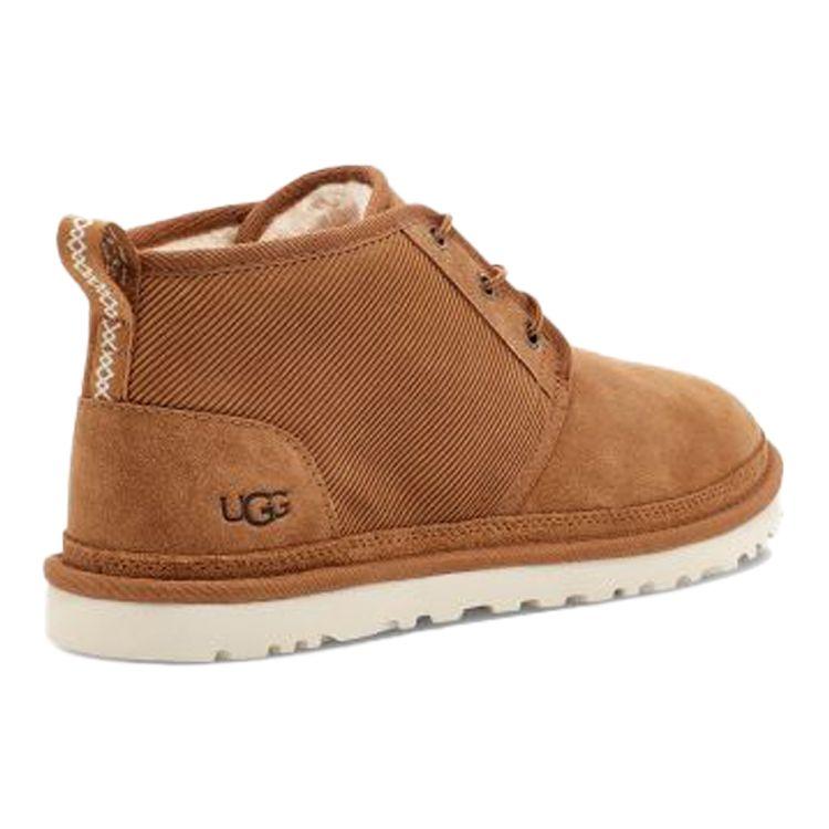 UGG Мужские короткие замшевые ботинки на плоской подошве Neumel Коричневые 1114196-CHE