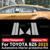 For TOYOTA BZ5 2025 Car Interior Center Console Instrument Dashboard Protective Cover Film Anti-scratch Sticker Accessories
