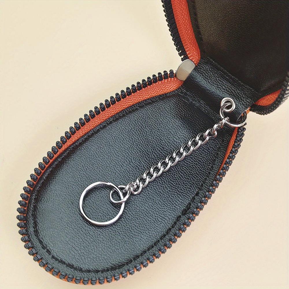 Мужская сумка для ключей из искусственной кожи, многофункциональная, портативная, женская сумка для ключей с узором из ягненка, органайзер для ключей, кошелек с карманом