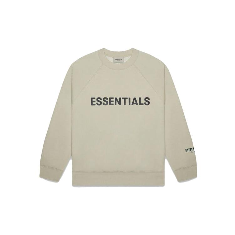Fear of God Essentials Свитшот с круглым вырезом FW20 'Мох' Мужской 192250500209245