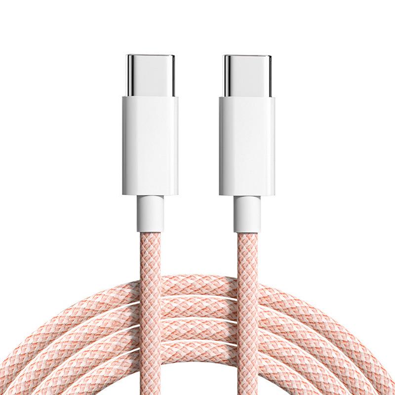 Плетеный кабель 20 Вт PD для быстрой зарядки, совместимый с Apple, для iPad и iPhone