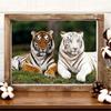 5D Алмазная вышивка Тигр картина горный хрусталь полная квадратная круглая дрель алмазная живопись животное ремесло домашний декор