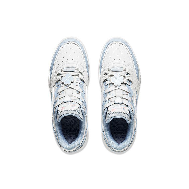 Li Ning Moon White Disney Marie Cat Collaboration Толстая подошва Увеличивающая рост Амортизирующая Легкая Низкая Кроссовки для скейтбординга Женские кроссовки AGCT416-4