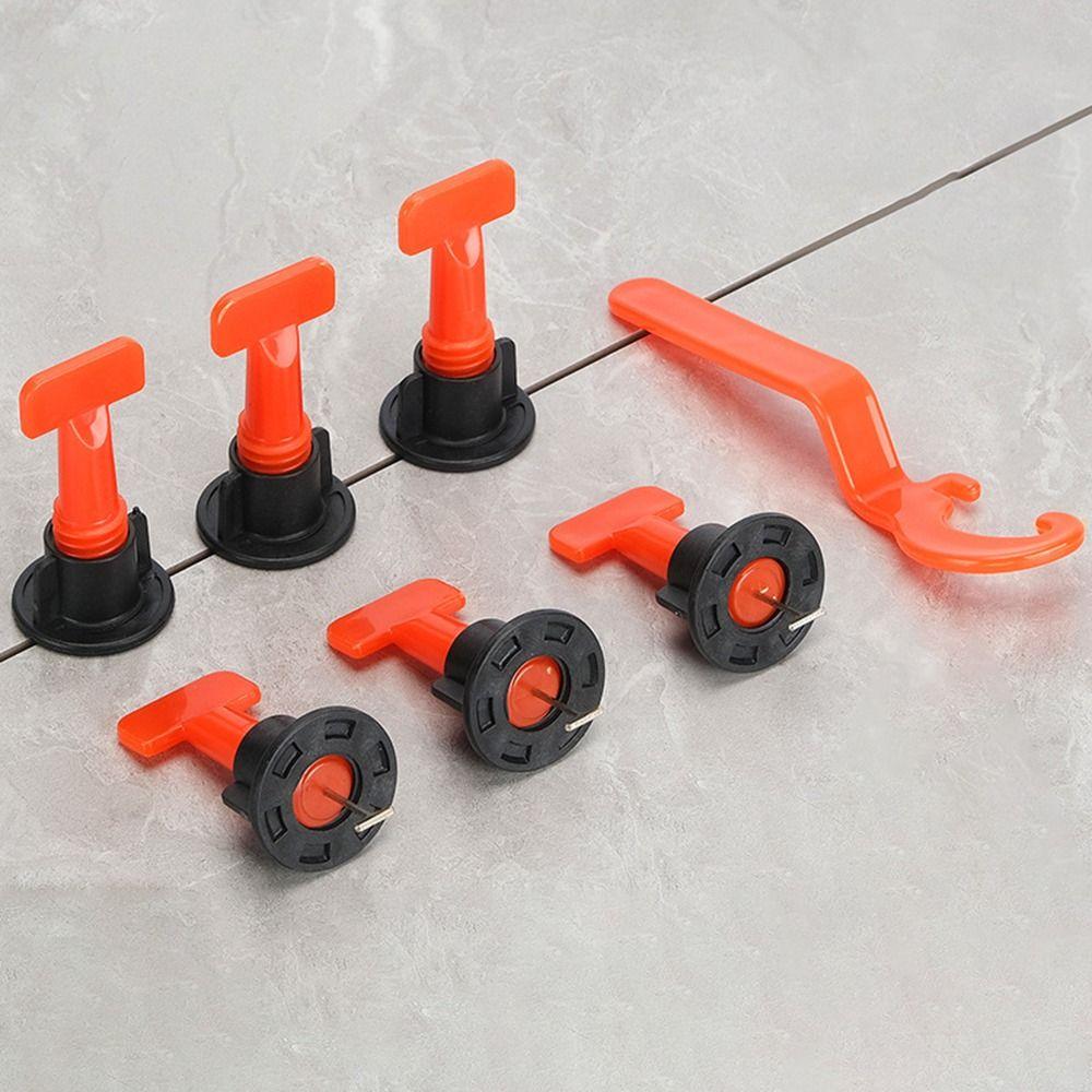 126pcs/151pcs Leveling System Floor Gap Clips Reusable Wedges Tile Tools Tile Spacers Clips