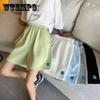 Summer Fashion Letter Chic Shorts Punk Oversized Simple Wide Leg Shorts Sports Harajuku Women Shorts High Waist Casual Pants