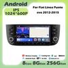 6.2'' DSP IPS для Fiat Linea Punto evo 2012-2015 Android 14 автомобильный радиоприемник мультимедийный плеер GPS навигация видео стерео WiFi BT