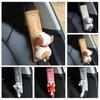 Seat Belt Cover Detachable Animal Doll Adorable Cartoon Style Car Seat