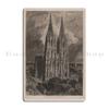 Dark Academia Gothic Cathedral Drawing Bdsm Metal Plaque Poster Garage Cinema Pub Custom Garage Club Tin Sign Poster