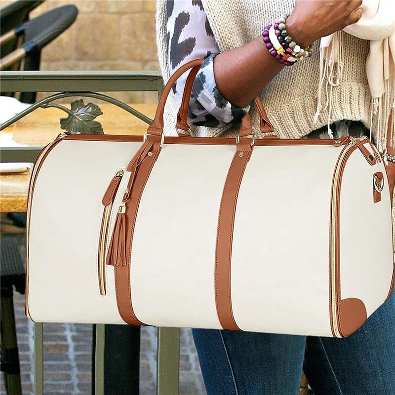 Большая емкость для ручной клади, сумка для одежды из искусственной кожи, спортивная сумка для женщин, водонепроницаемые сумки для одежды