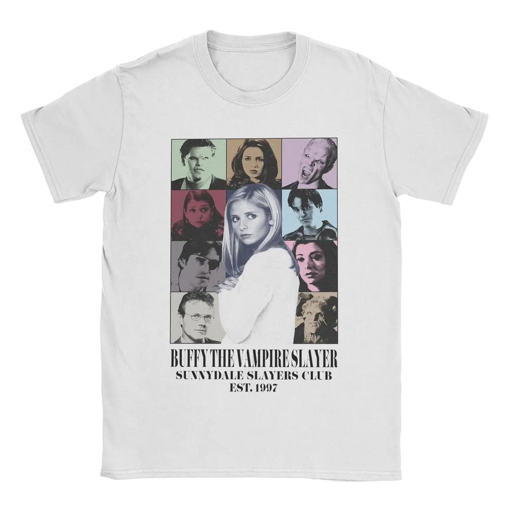 Buffys The Vampires Slayers Spike T Shirts For Women Novelty T-Shirt Round Collar Tees Short Sleeve Tops Graphic