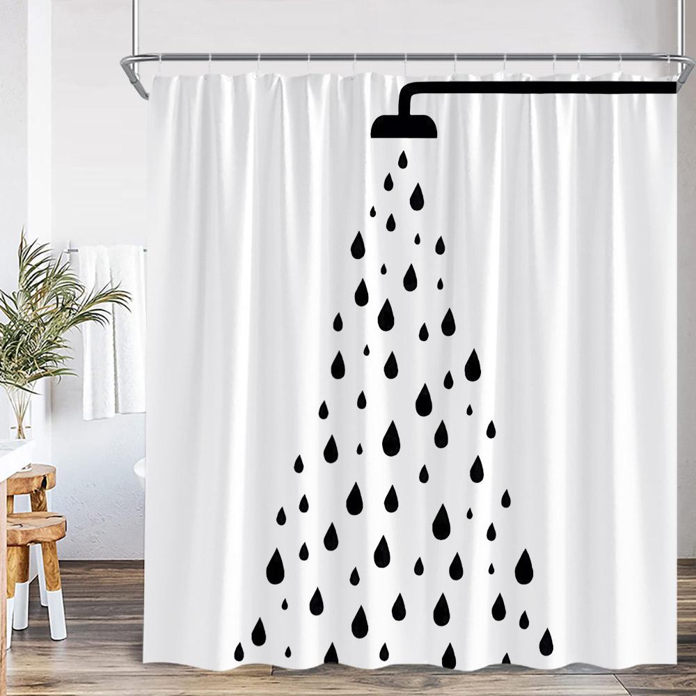 Смешная мультяшная шторка для душа с животными, морская жизнь, купающийся пес, кошка, декор для детской ванной комнаты, детская полиэстеровая занавеска для ванны с крючками