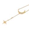 Ожерелье Olivia Burton Celestial North Star Moon Gold Официально лицензированное & (obj24100064) - Женский,