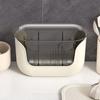 Multifunction Cutlery Drain Rack 3 Grids Utensil Drying Rack Non-toxic Kitchen Utensil Holder  Home