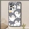 C-Cartoon Penguin   Phone Case For Samsung S25,S24,S21,S22,S23,S30,Ultra,S20,Plus,Fe,Note,10,9,5G Black Cover
