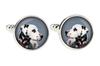 Dalmatian, Carriage Dog, Spotted Coach Dog - cufflinks and tie with your photo, a suit decoration, men's jewelry from the Art-Dog brand.