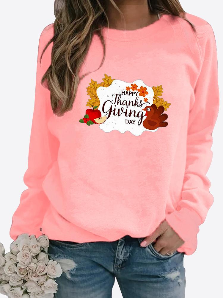 Зимние женские топы с принтом, футболка, женская повседневная толстовка с круглым вырезом и длинными рукавами, блузка больших размеров