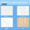 Boxing Practice Pad Wall Faux Leather Elastic Foam Mount Punching Noise Hand Protection Free Taekwondo Training Target Home Gym Workout Equipment