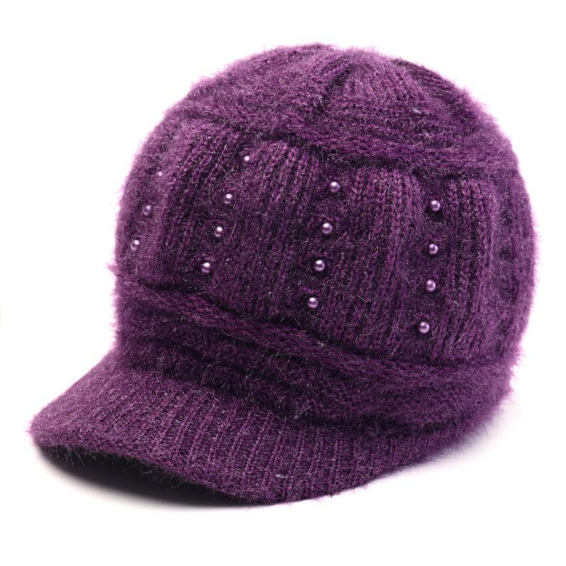 Осенне-зимние вязаные шапки, детские универсальные шапки из старой шерсти, флисовые утолщенные термошапки