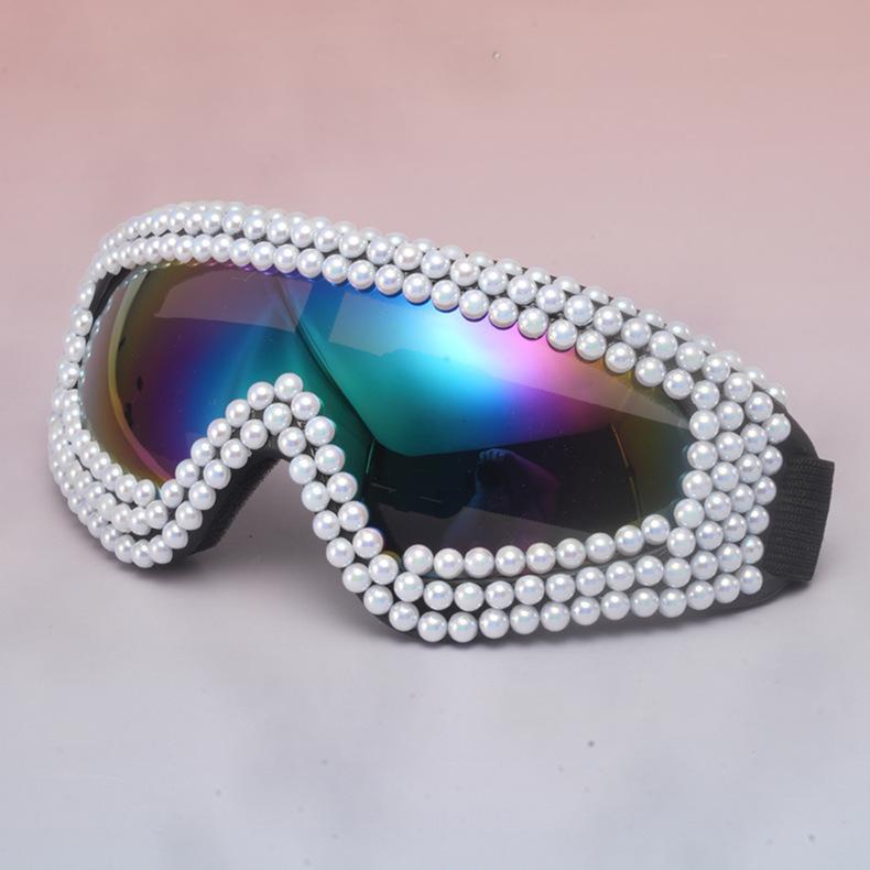 New Music Festival Carnival Glasses Personality Trend Punk Style Diamond Pilot Symphony Goggles