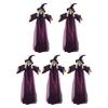 1/2/3/5Pcs Car Pendants Halloween Witch Outdoor Decorations with Lanyard Easy To Hang Ornament Hanging Haunted House Creep Prop